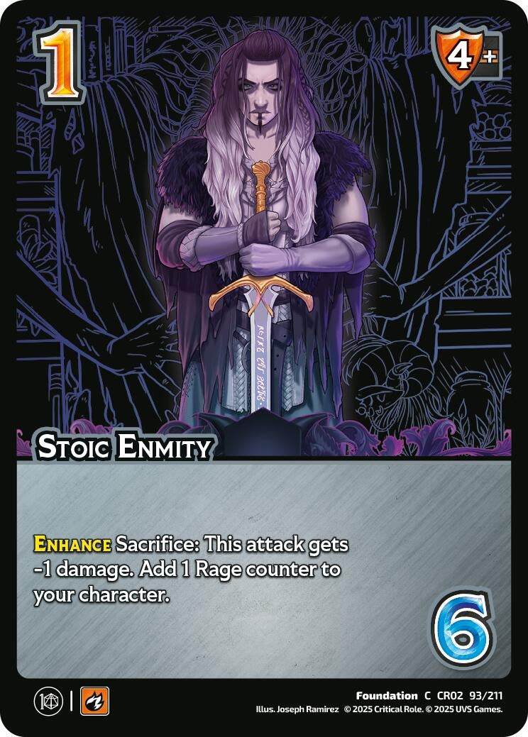Image for Stoic Enmity (Critical Role: Heroes of Exandria) (93/211) - UniVersus