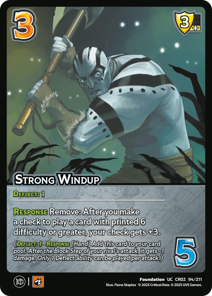 Image for Strong Windup (Critical Role: Heroes of Exandria) (94/211) - UniVersus