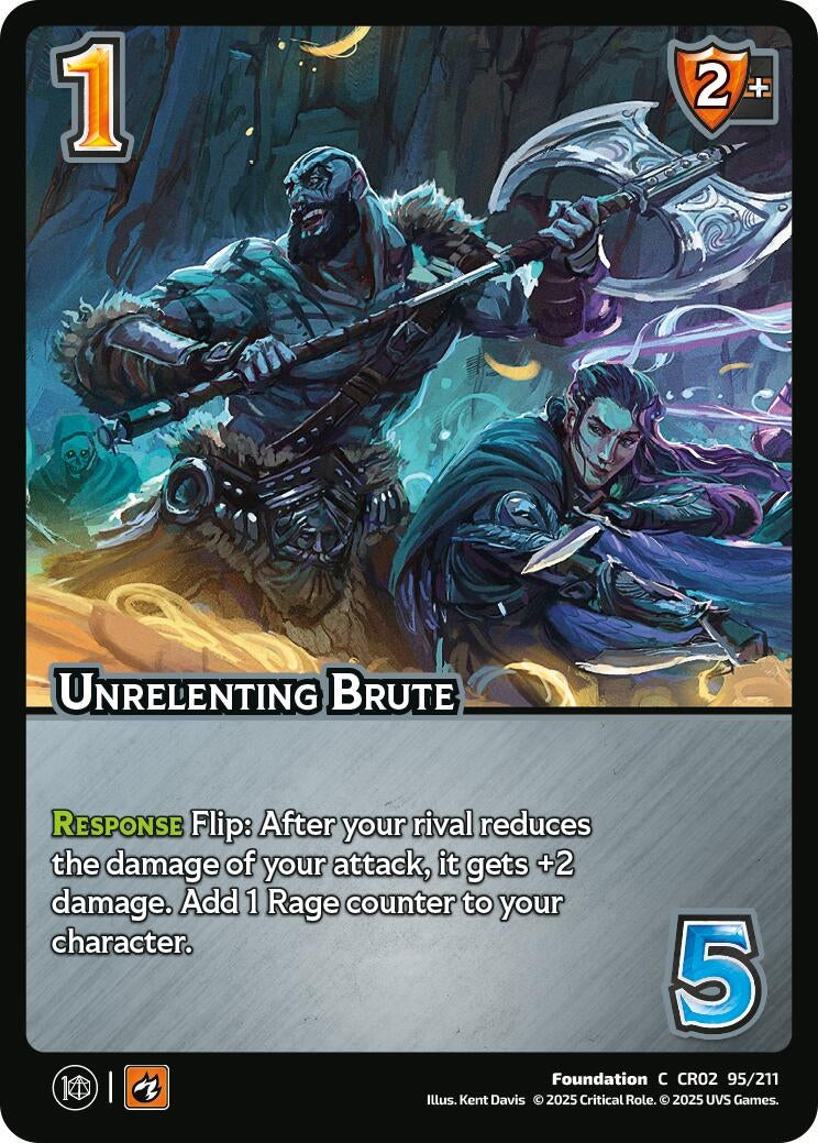 Image for Unrelenting Brute (Critical Role: Heroes of Exandria) (95/211) - UniVersus