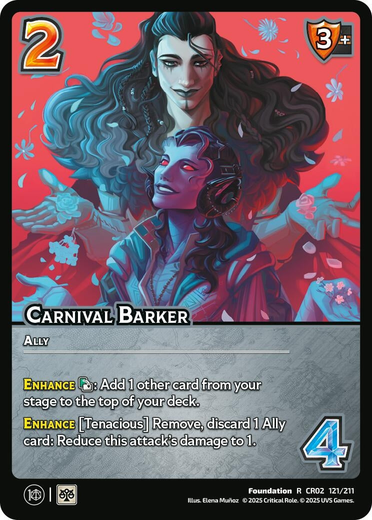 Image for Carnival Barker (Critical Role: Heroes of Exandria) (121/211) - UniVersus