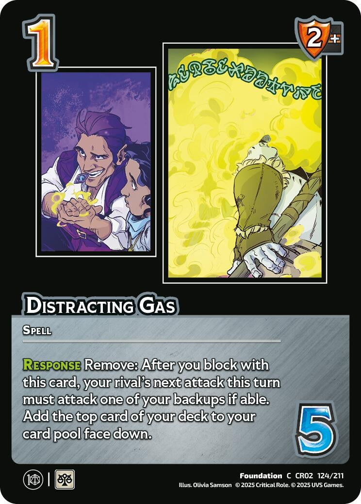 Image for Distracting Gas (Critical Role: Heroes of Exandria) (124/211) - UniVersus