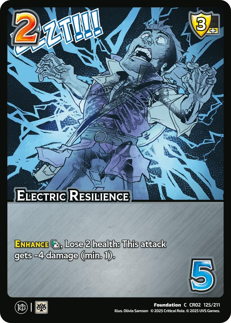 Image for Electric Resilience (Critical Role: Heroes of Exandria) (125/211) - UniVersus