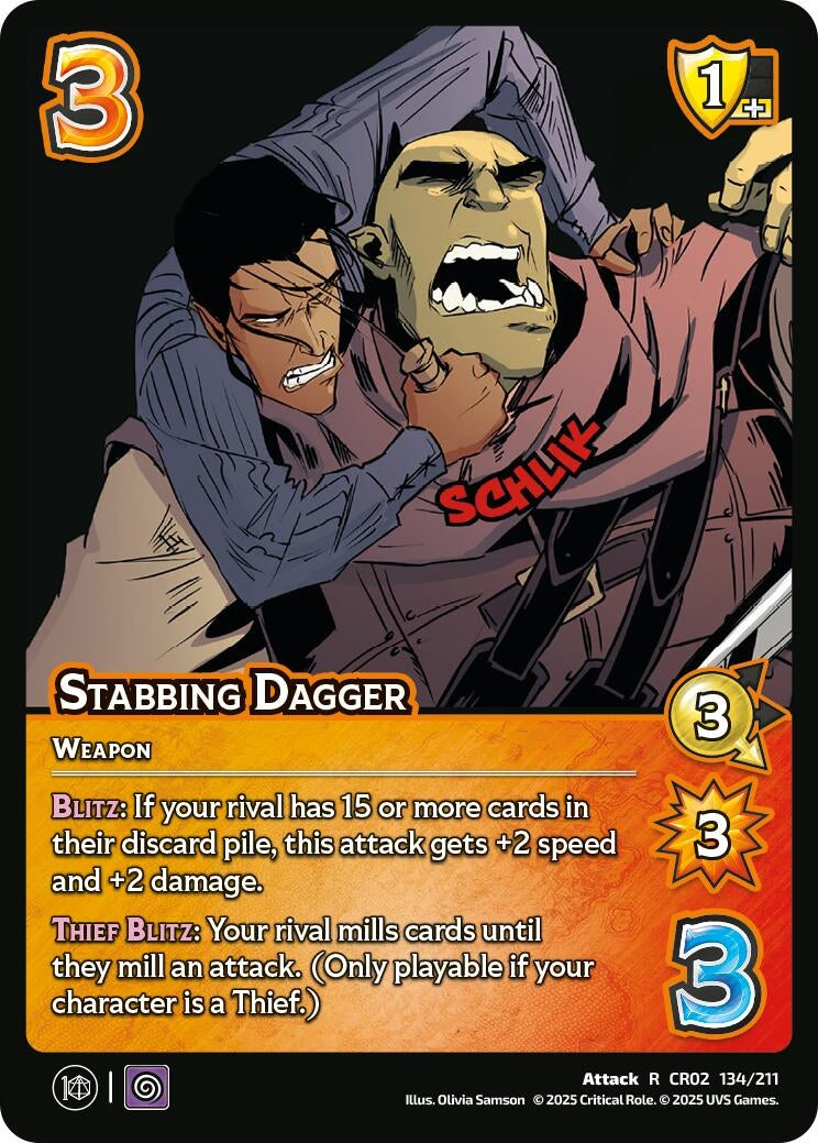 Image for Stabbing Dagger (Critical Role: Heroes of Exandria) (134/211) - UniVersus