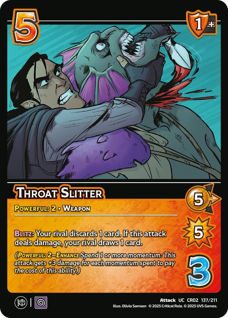 Image for Throat Slitter (Critical Role: Heroes of Exandria) (137/211) - UniVersus