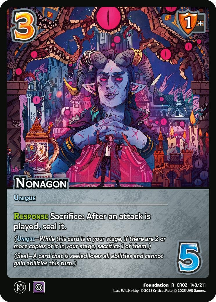 Image for Nonagon (Critical Role: Heroes of Exandria) (143/211) - UniVersus