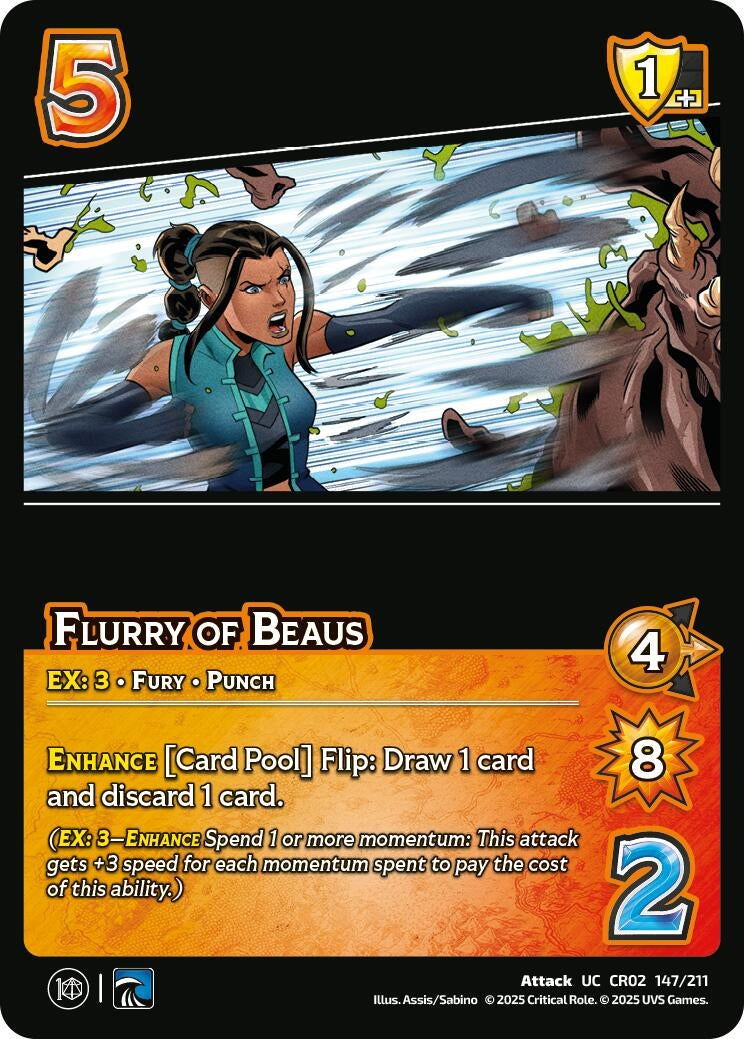 Image for Flurry of Beaus (Critical Role: Heroes of Exandria) (147/211) - UniVersus