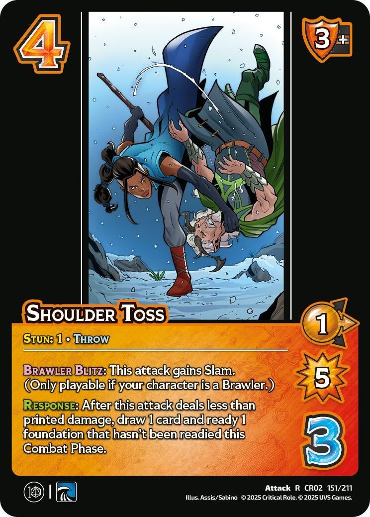 Image for Shoulder Toss (Critical Role: Heroes of Exandria) (151/211) - UniVersus