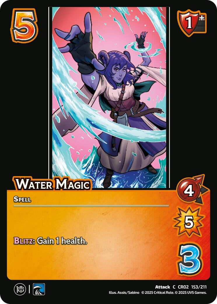 Image for Water Magic (Critical Role: Heroes of Exandria) (153/211) - UniVersus