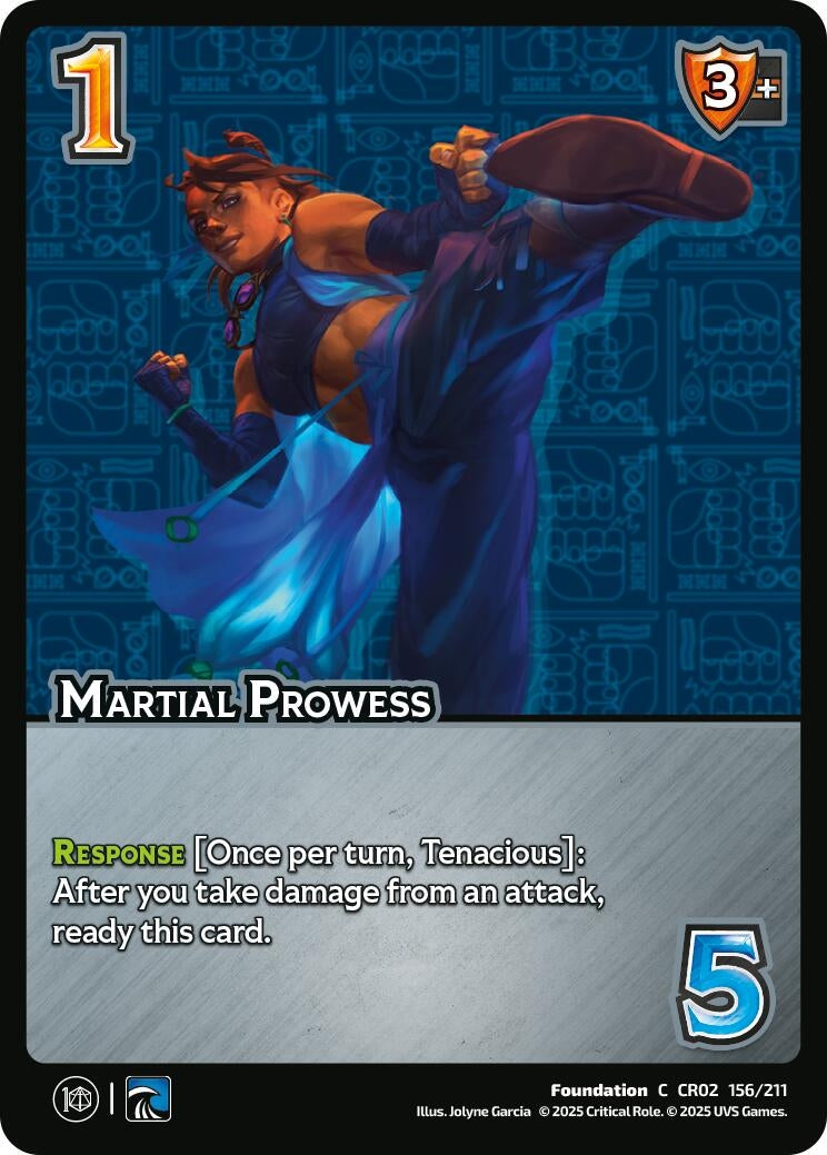 Image for Martial Prowess (Critical Role: Heroes of Exandria) (156/211) - UniVersus