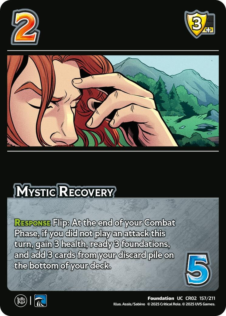 Image for Mystic Recovery (Critical Role: Heroes of Exandria) (157/211) - UniVersus