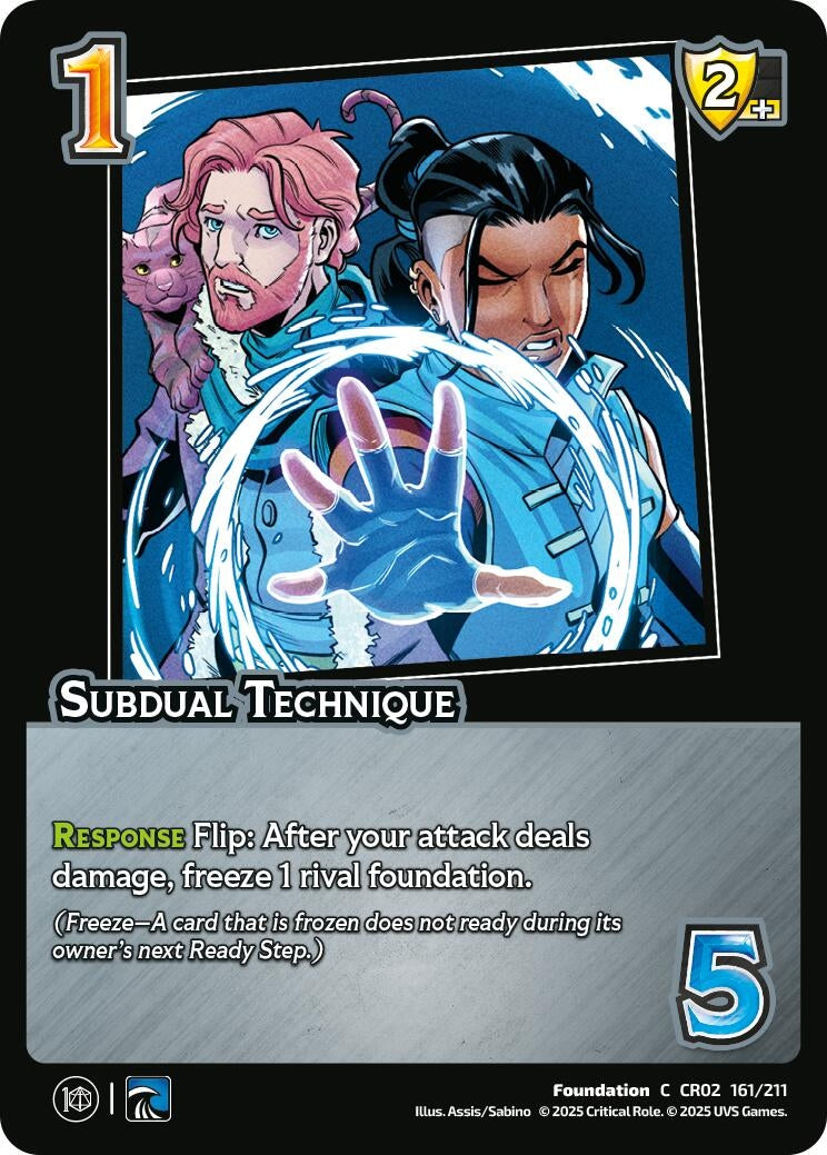 Image for Subdual Technique (Critical Role: Heroes of Exandria) (161/211) - UniVersus
