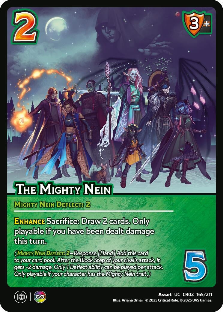 Image for The Mighty Nein (Critical Role: Heroes of Exandria) (165/211) - UniVersus