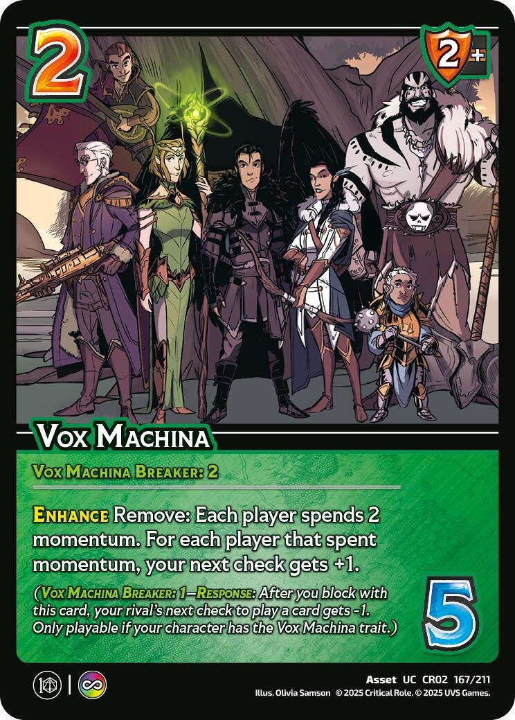 Image for Vox Machina (Critical Role: Heroes of Exandria) (167/211) - UniVersus