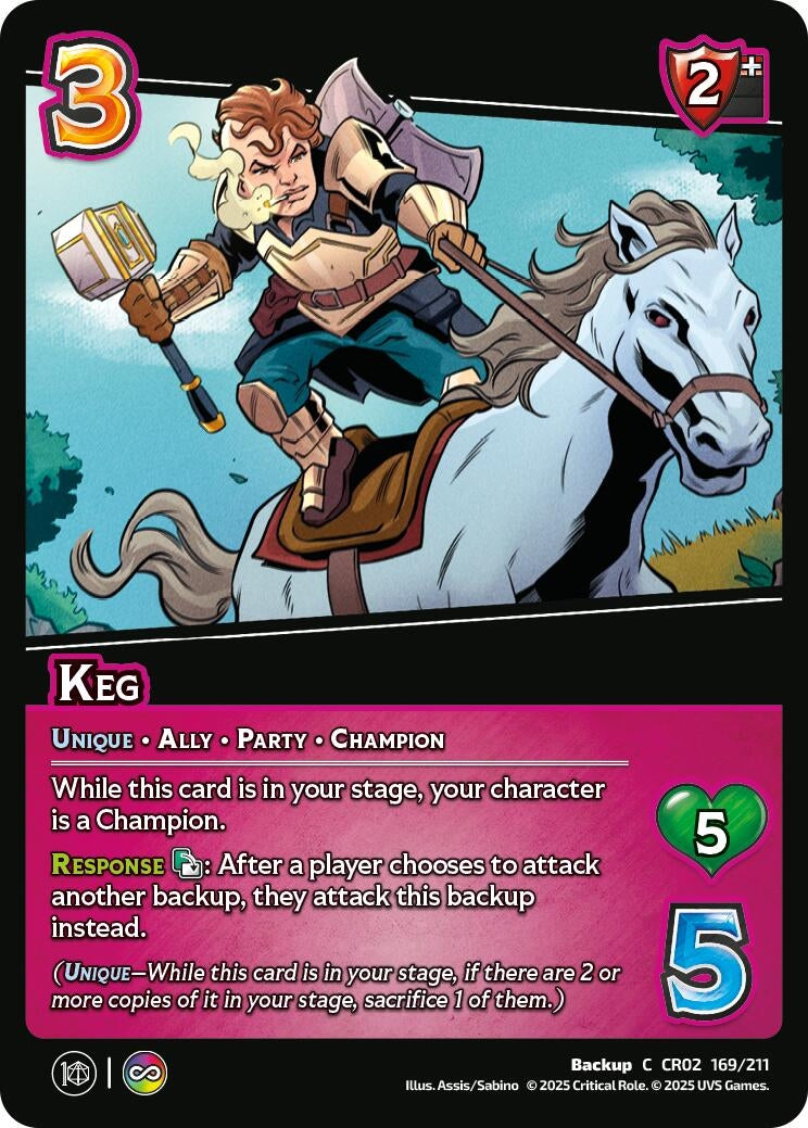 Image for Keg (Critical Role: Heroes of Exandria) (169/211) - UniVersus