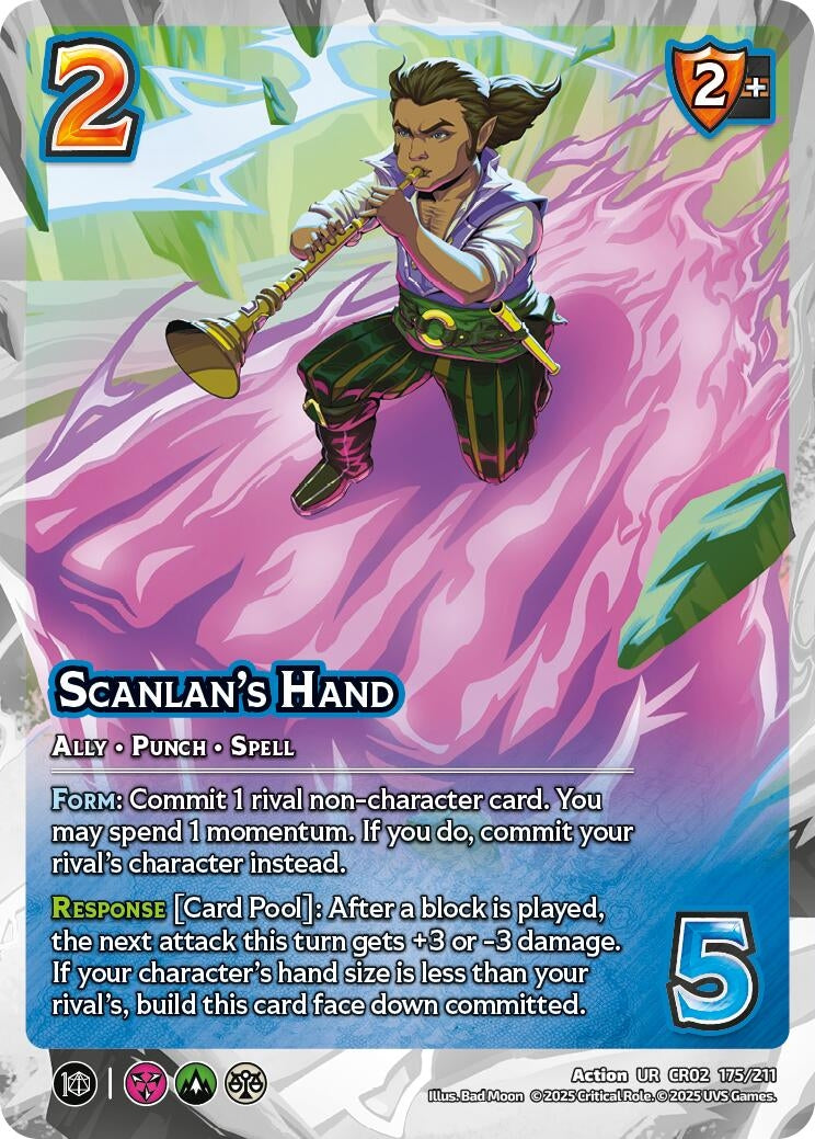 Image for Scanlan's Hand (Critical Role: Heroes of Exandria) (175/211) - UniVersus