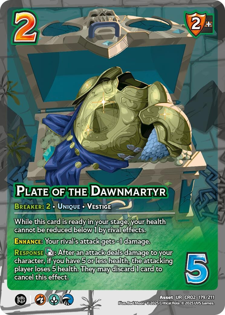 Image for Plate of the Dawnmartyr (Critical Role: Heroes of Exandria) (179/211) - UniVersus