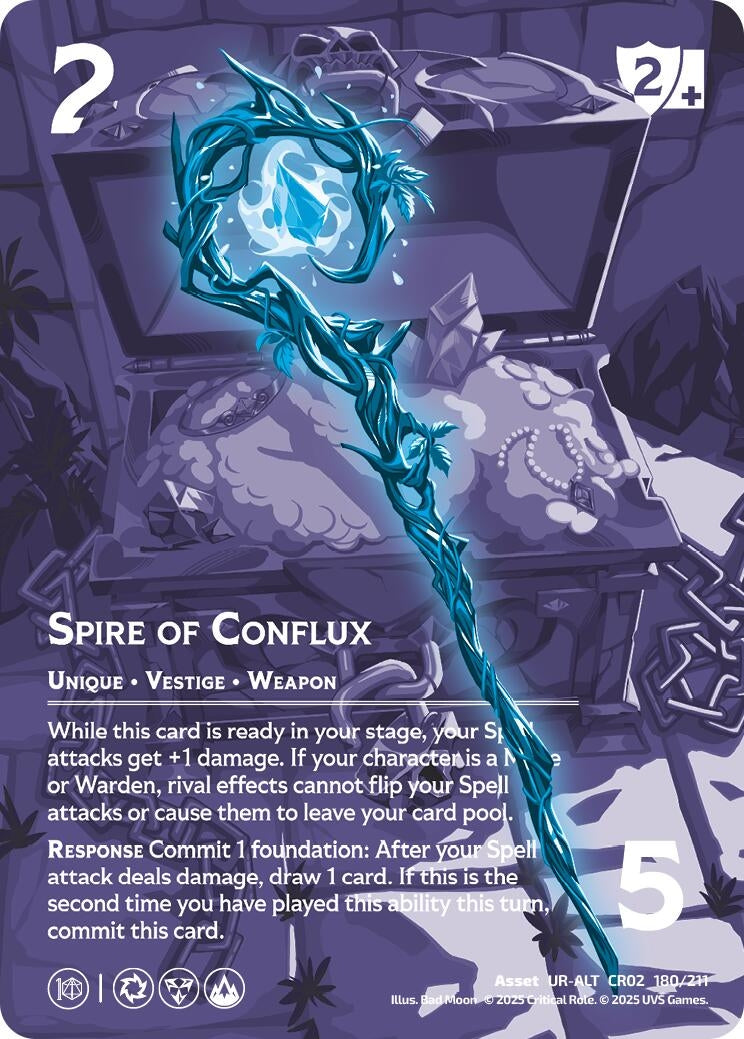 Image for Spire of Conflux (Alternate Art) (Critical Role: Heroes of Exandria) (180/211) - UniVersus