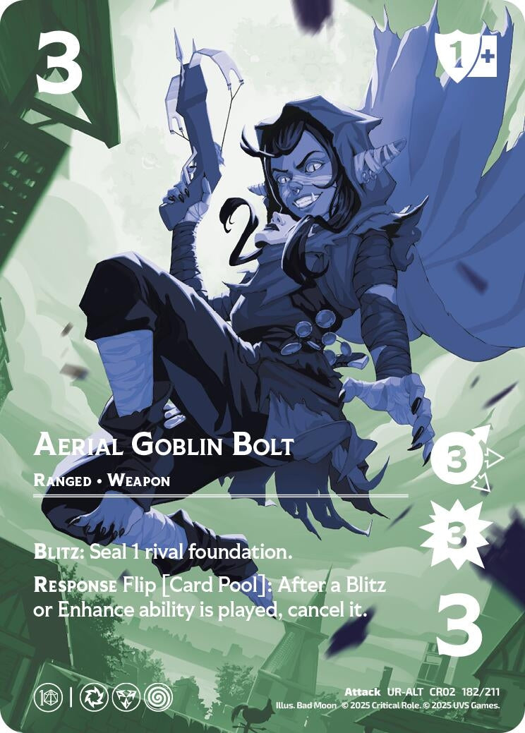 Image for Aerial Goblin Bolt (Alternate Art) (Critical Role: Heroes of Exandria) (182/211) - UniVersus