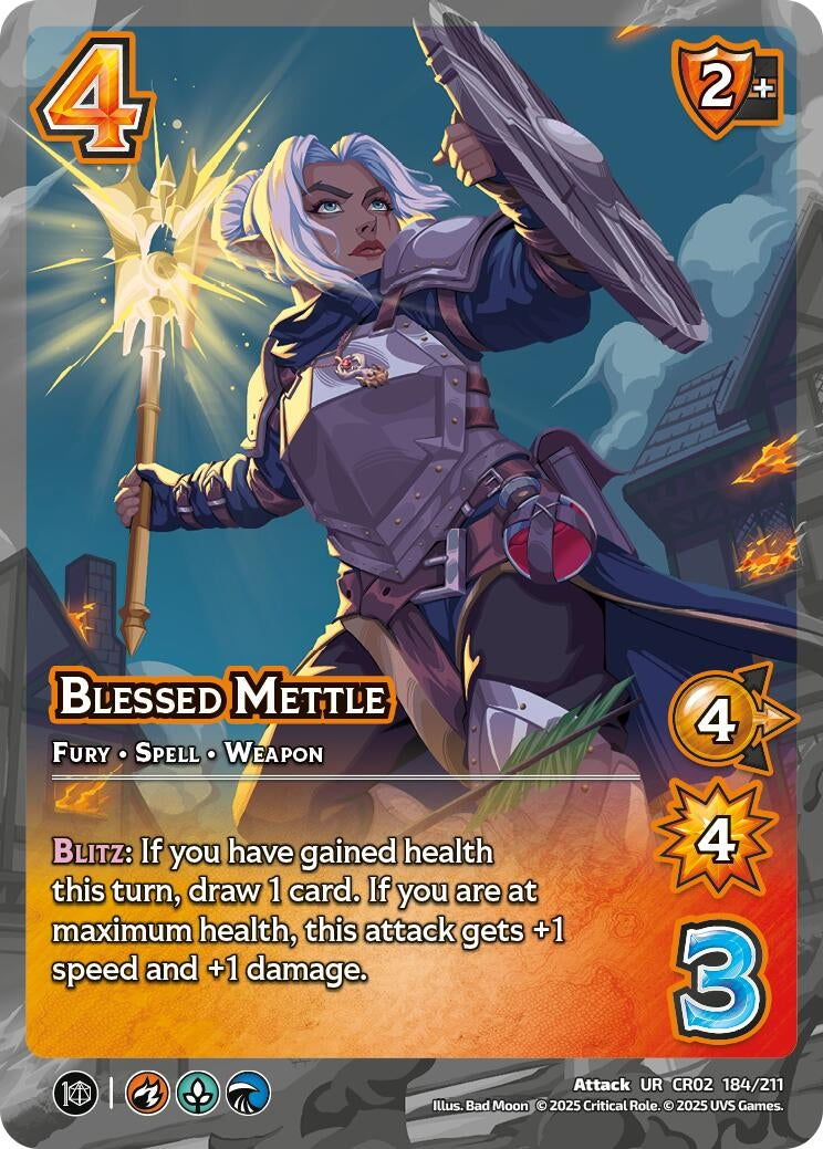 Image for Blessed Mettle (Critical Role: Heroes of Exandria) (184/211) - UniVersus