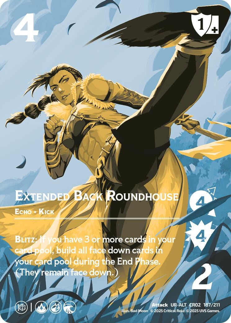 Image for Extended Back Roundhouse (Alternate Art) (Critical Role: Heroes of Exandria) (187/211) - UniVersus