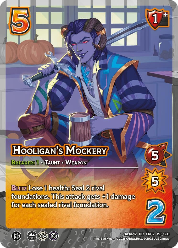 Image for Hooligan's Mockery (Critical Role: Heroes of Exandria) (193/211) - UniVersus