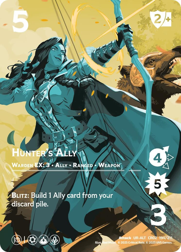 Image for Hunter's Ally (Alternate Art) (Critical Role: Heroes of Exandria) (194/211) - UniVersus