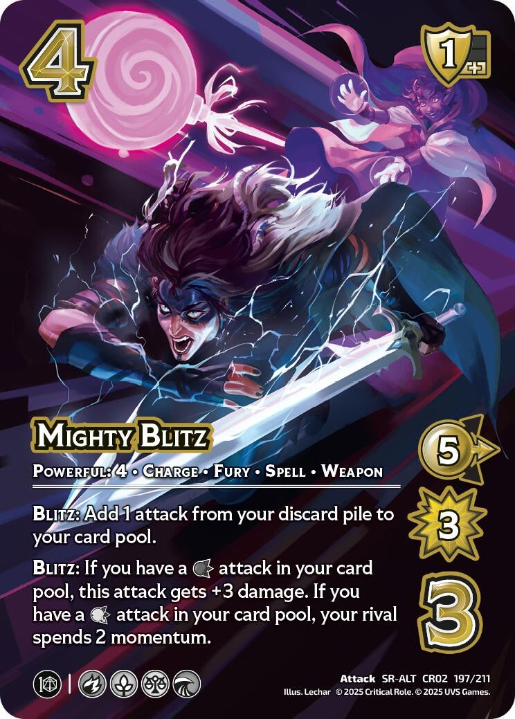 Image for Mighty Blitz (Alternate Art) (Critical Role: Heroes of Exandria) (197/211) - UniVersus
