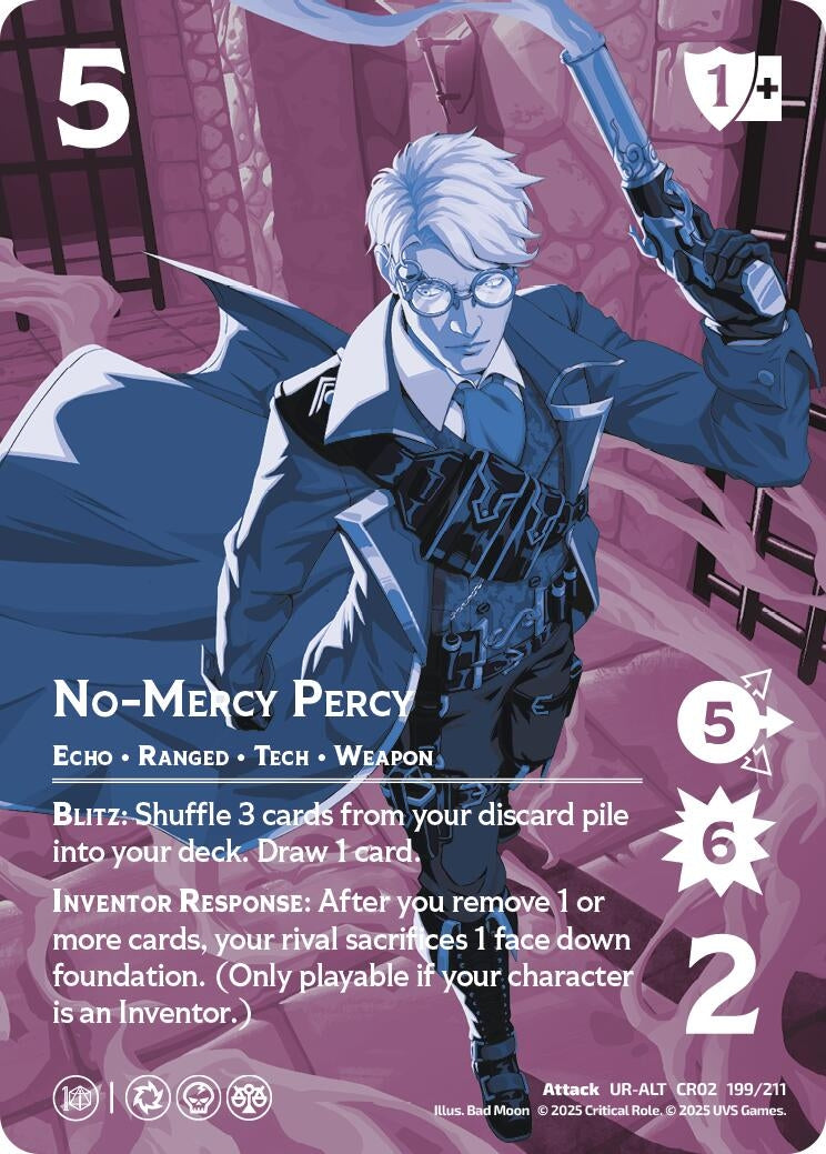 Image for No-Mercy Percy (Alternate Art) (Critical Role: Heroes of Exandria) (199/211) - UniVersus