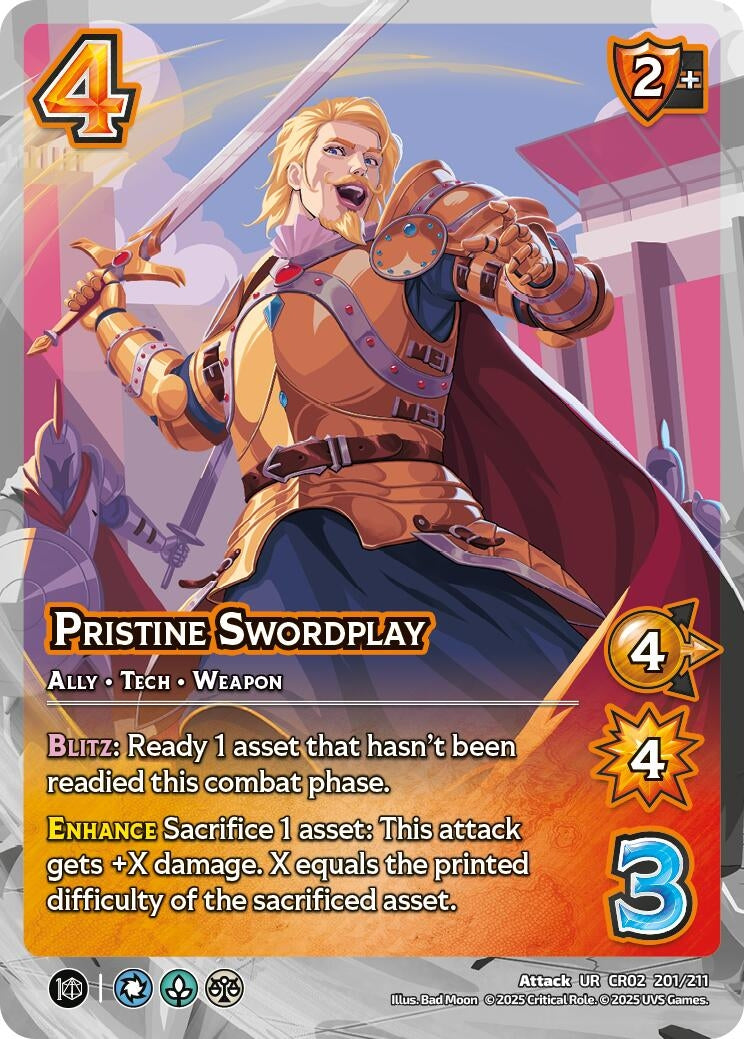 Image for Pristine Swordplay (Critical Role: Heroes of Exandria) (201/211) - UniVersus