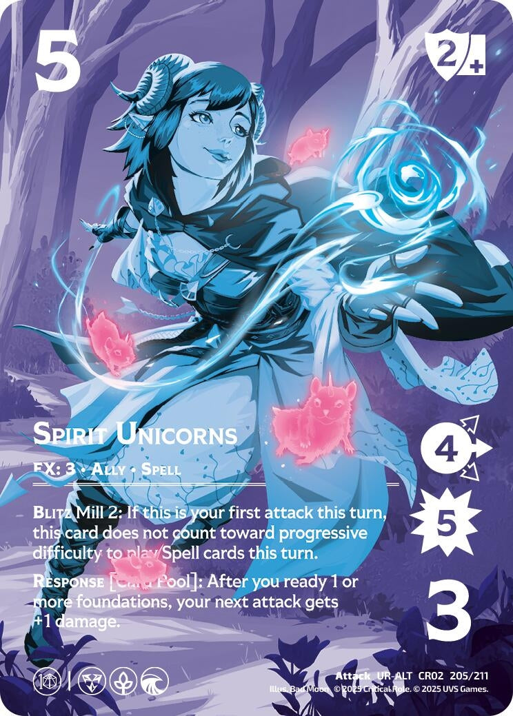 Image for Spirit Unicorns (Alternate Art) (Critical Role: Heroes of Exandria) (205/211) - UniVersus