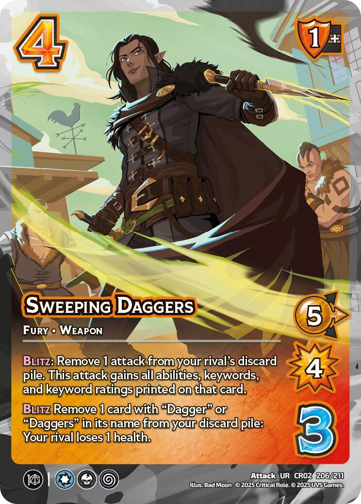 Image for Sweeping Daggers (Critical Role: Heroes of Exandria) (206/211) - UniVersus