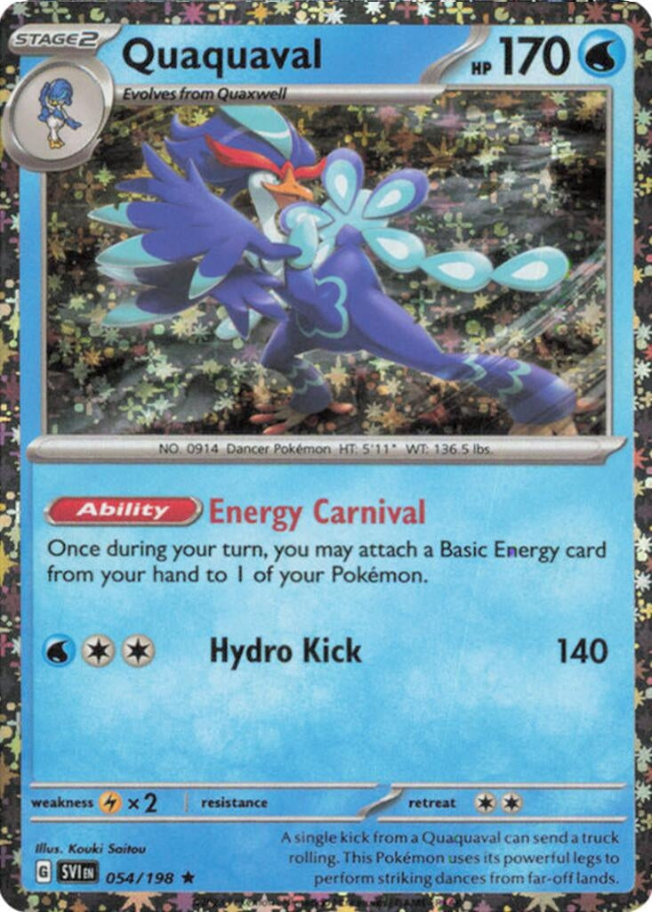 Image for Quaquaval - 054/198 (Sparkle Holo) (Miscellaneous Cards & Products) (054/198) - Pokemon