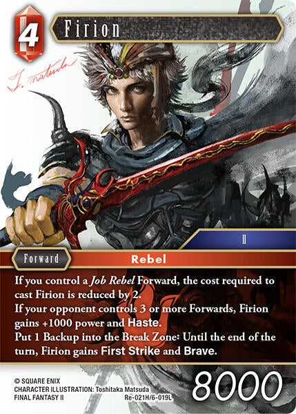 Image for Firion (Legacy Collection) (Re-021H/6-019L) - Final Fantasy TCG