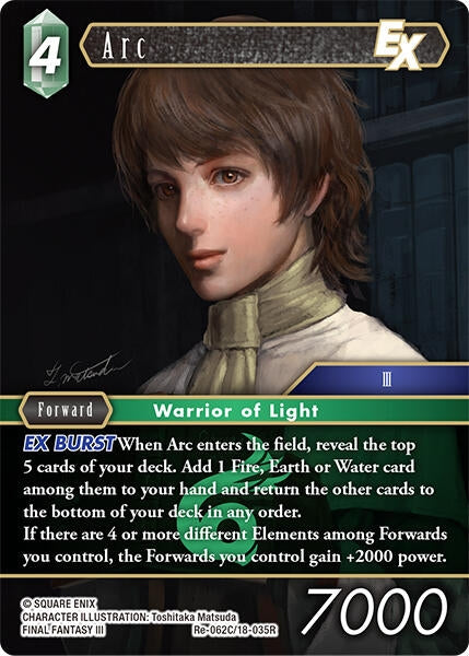 Image for Arc EX (Legacy Collection) (Re-062C/18-035R) - Final Fantasy TCG