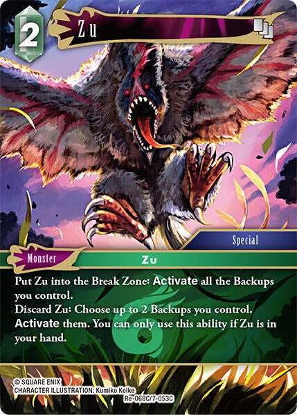 Image for Zu (Legacy Collection) (Re-068C/7-053C) - Final Fantasy TCG