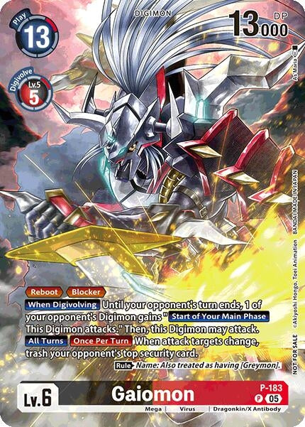 Image for Gaiomon (BT-21: Illustration Celebration Pack) - Digimon Card Game