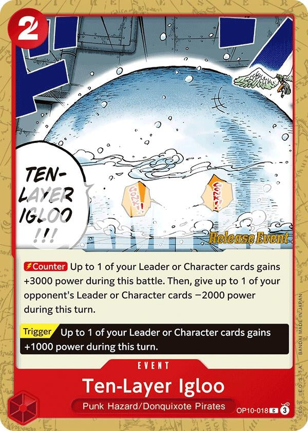 Image for Ten-Layer Igloo (Royal Blood Release Event Cards) (OP10-018) - One Piece Card Game