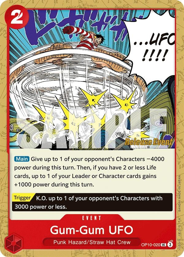 Image for Gum-Gum UFO (Royal Blood Release Event Cards) (OP10-020) - One Piece Card Game