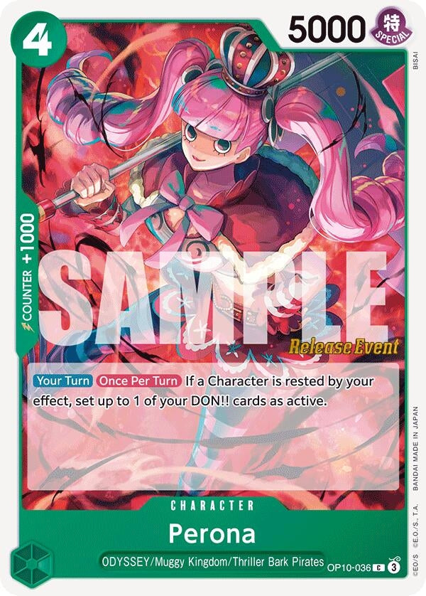 Image for Perona (036) (Royal Blood Release Event Cards) (OP10-036) - One Piece Card Game