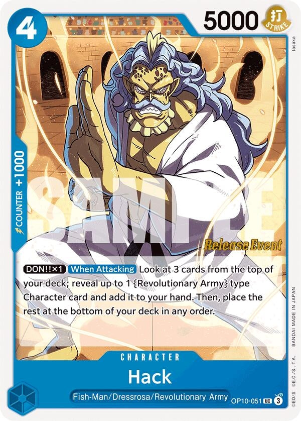 Image for Hack (Royal Blood Release Event Cards) (OP10-051) - One Piece Card Game