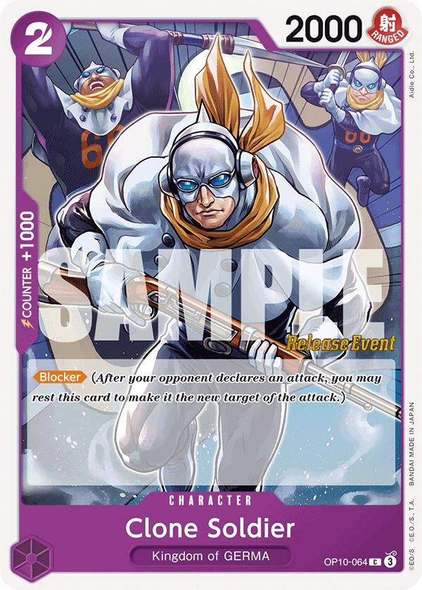 Image for Clone Soldier (Royal Blood Release Event Cards) (OP10-064) - One Piece Card Game