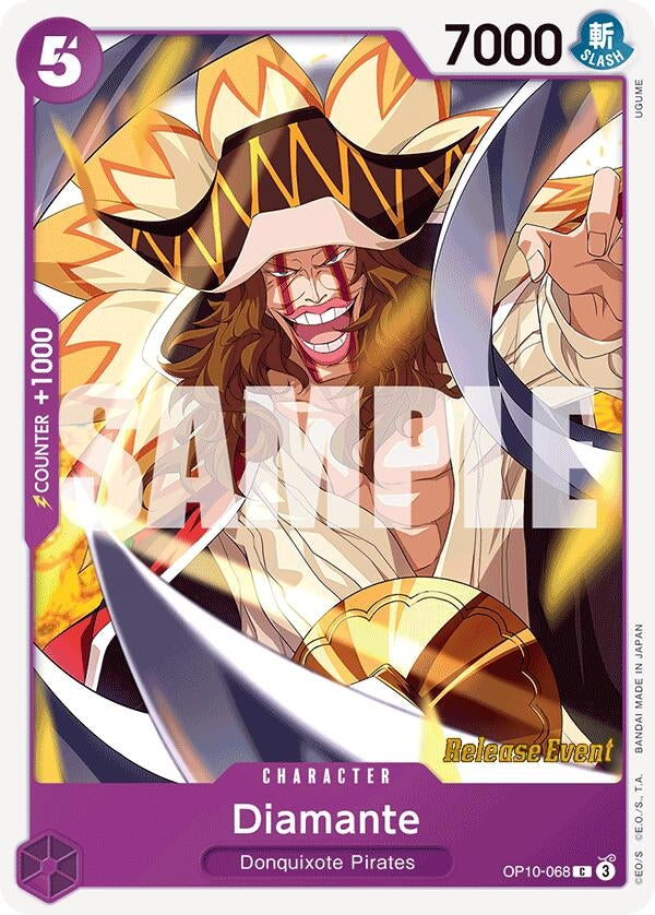 Image for Diamante (Royal Blood Release Event Cards) (OP10-068) - One Piece Card Game