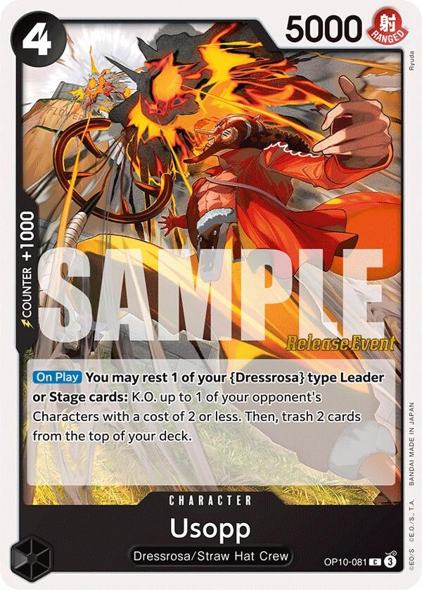 Image for Usopp (081) (Royal Blood Release Event Cards) (OP10-081) - One Piece Card Game