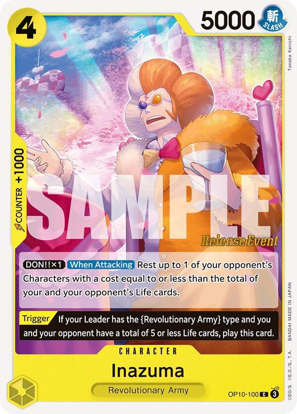 Image for Inazuma (Royal Blood Release Event Cards) (OP10-100) - One Piece Card Game