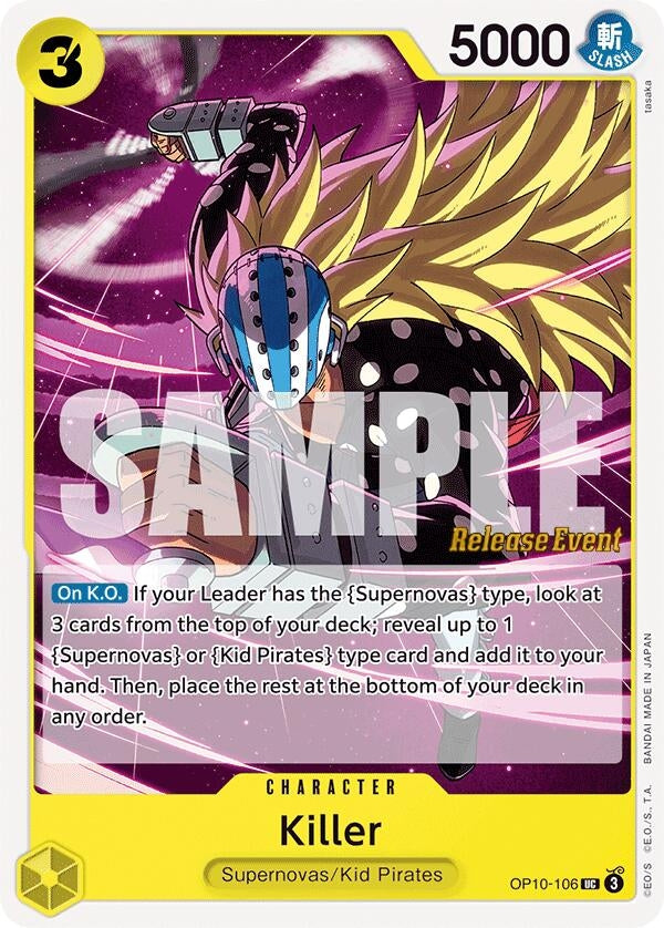 Image for Killer (Royal Blood Release Event Cards) (OP10-106) - One Piece Card Game