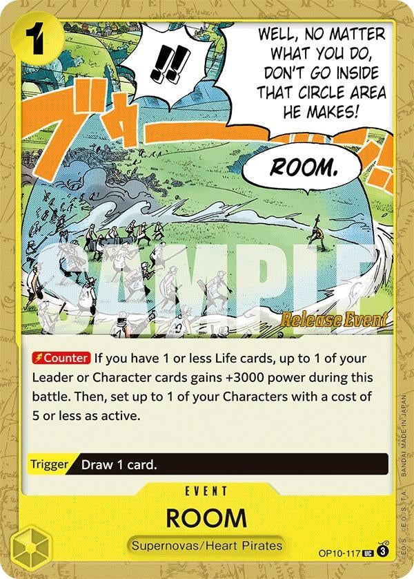 Image for ROOM (Royal Blood Release Event Cards) (OP10-117) - One Piece Card Game