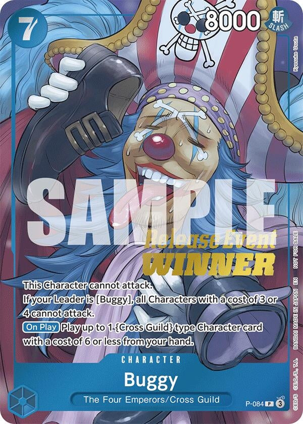 Image for Buggy (OP10 Release Event Winner) (One Piece Promotion Cards) (P-084) - One Piece Card Game