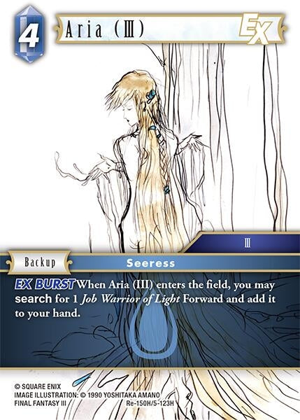 Image for Aria (III) EX (Legacy Collection) (Re-150H/5-123H) - Final Fantasy TCG