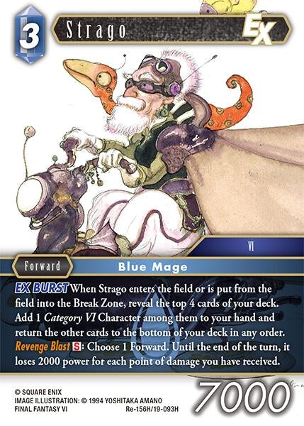 Image for Strago EX (Legacy Collection) (Re-156H/19-093H) - Final Fantasy TCG