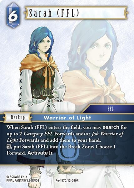 Image for Sarah (FFL) (Legacy Collection) (Re-157C/12-099R) - Final Fantasy TCG